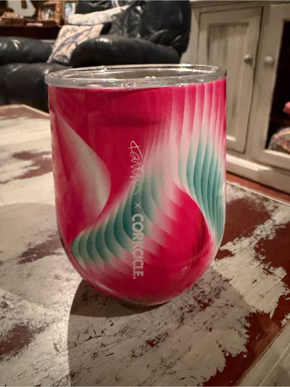 Corkcicle 12oz Stainless Steel Insulated Tumbler w/ Slide-Lock Lid, Swirl